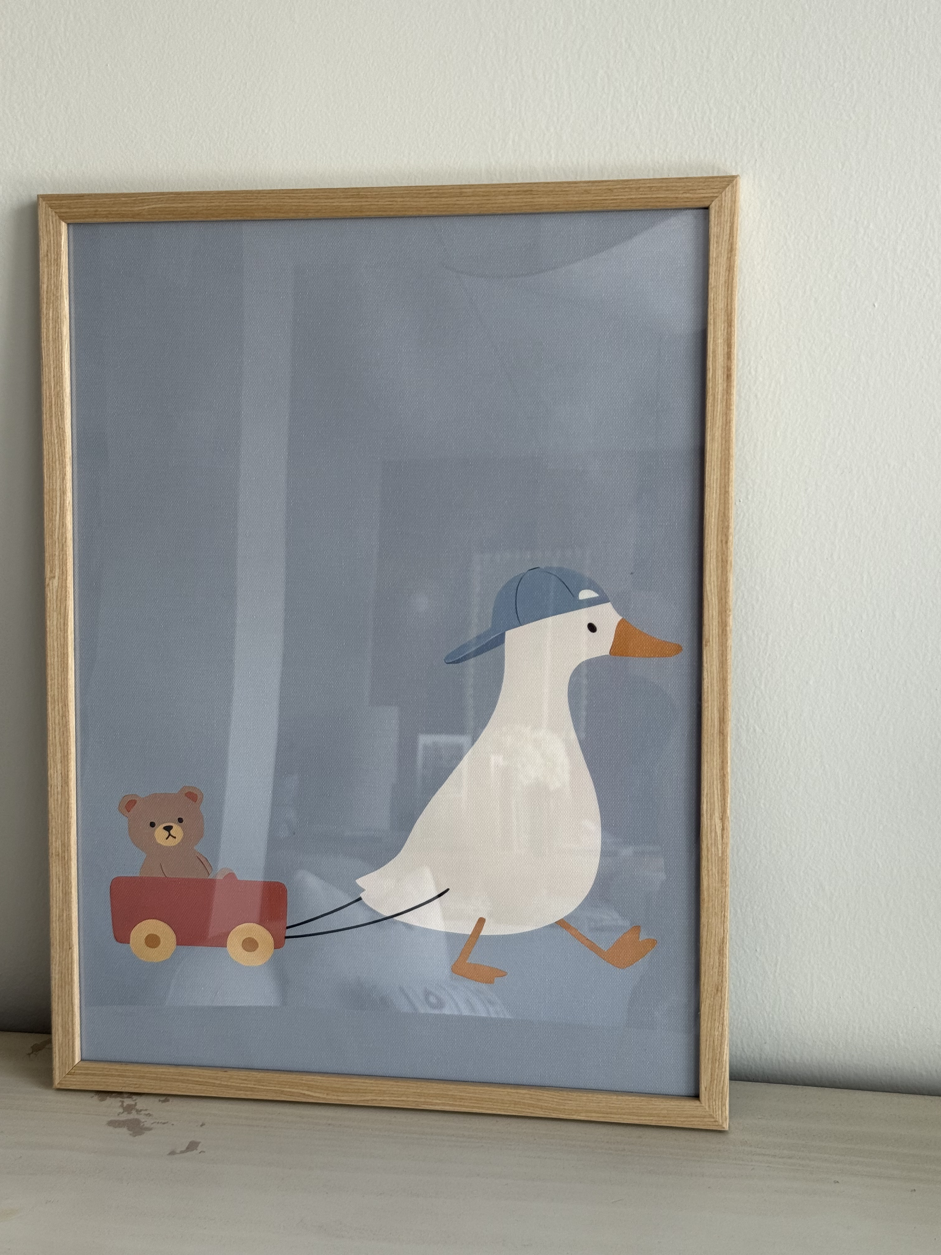 Cuadro de bebe pato